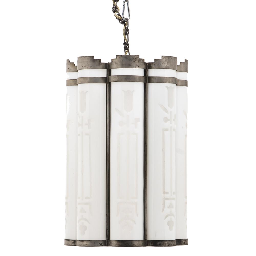 White Glass Deco Pendant Lamp