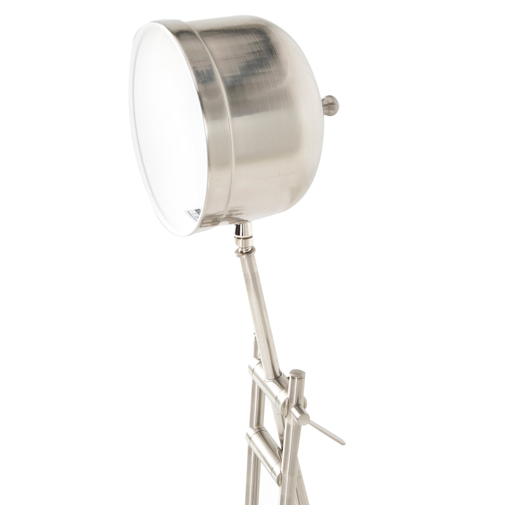 Silver Adjustable Desk Lamp