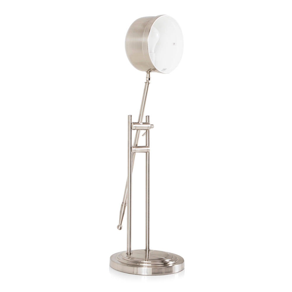 Silver Adjustable Desk Lamp