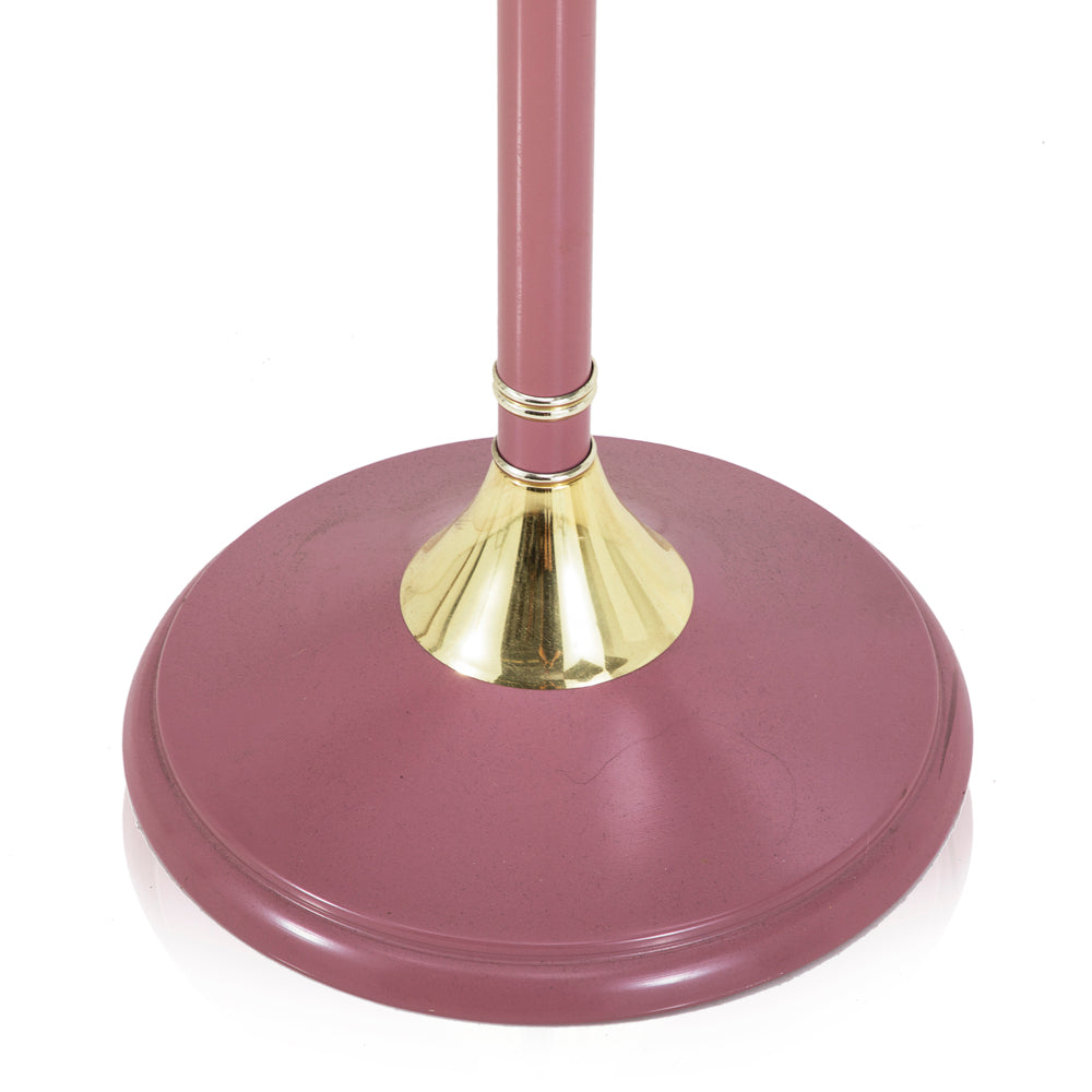 Pink & Gold Torchiere Floor Lamp