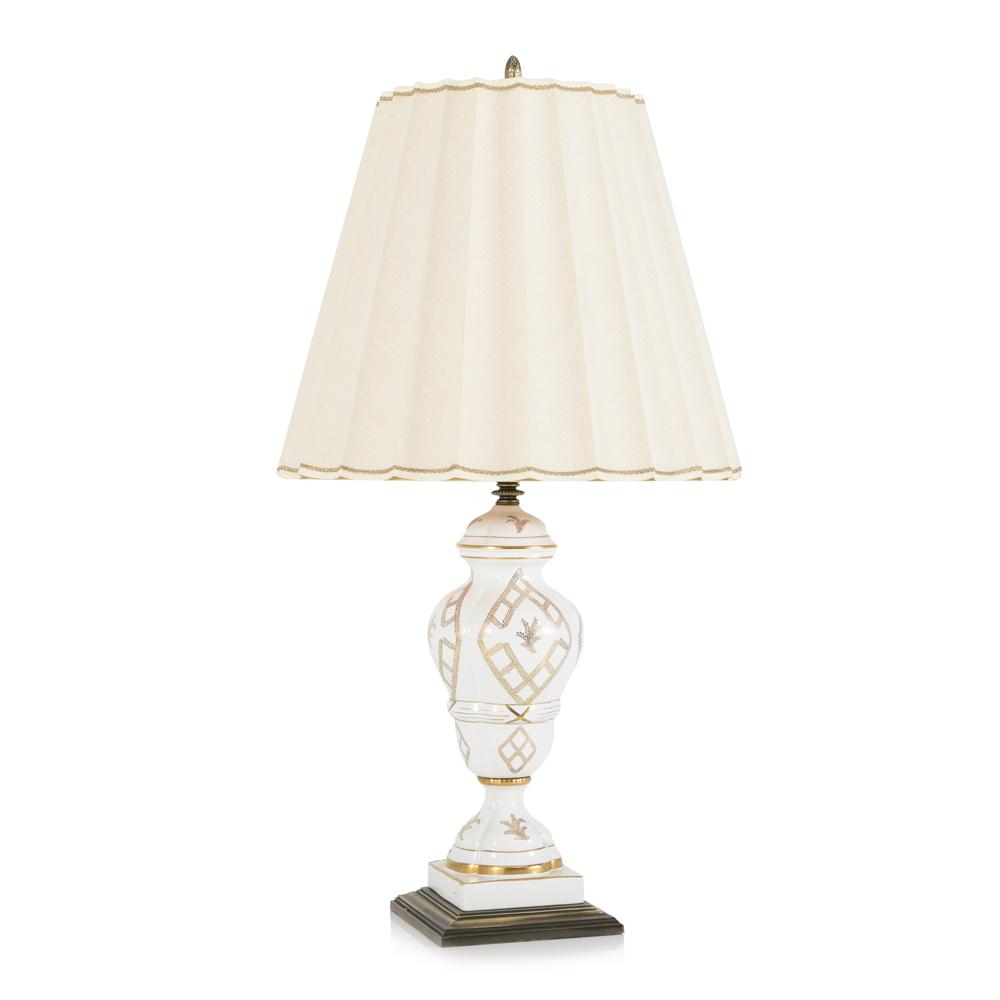 White and Gold Table Lamp