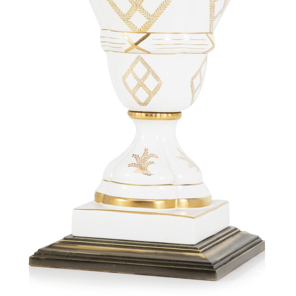 White and Gold Table Lamp