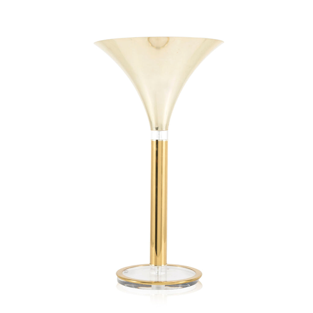 Gold Funnel Table Lamp