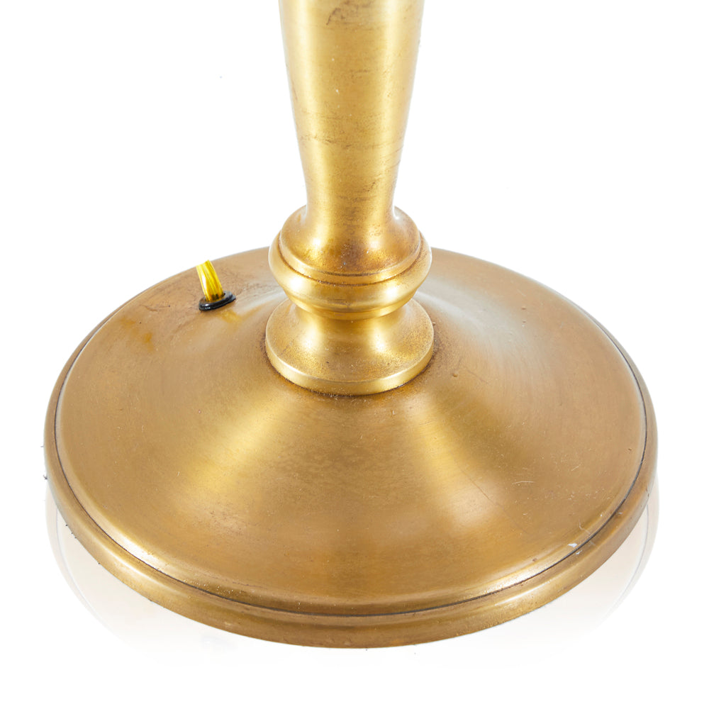 Gold Table Lamp with Gold Shade
