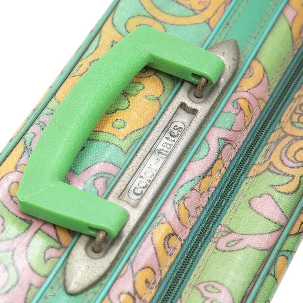 Green and Pink Suitcase