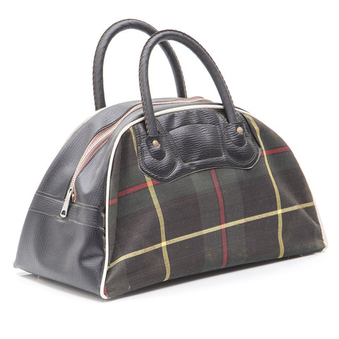 Plaid Green Luggage