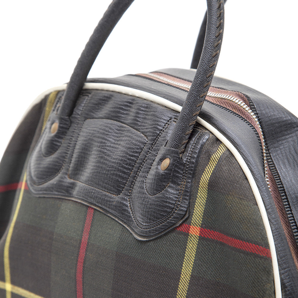 Plaid Green Luggage