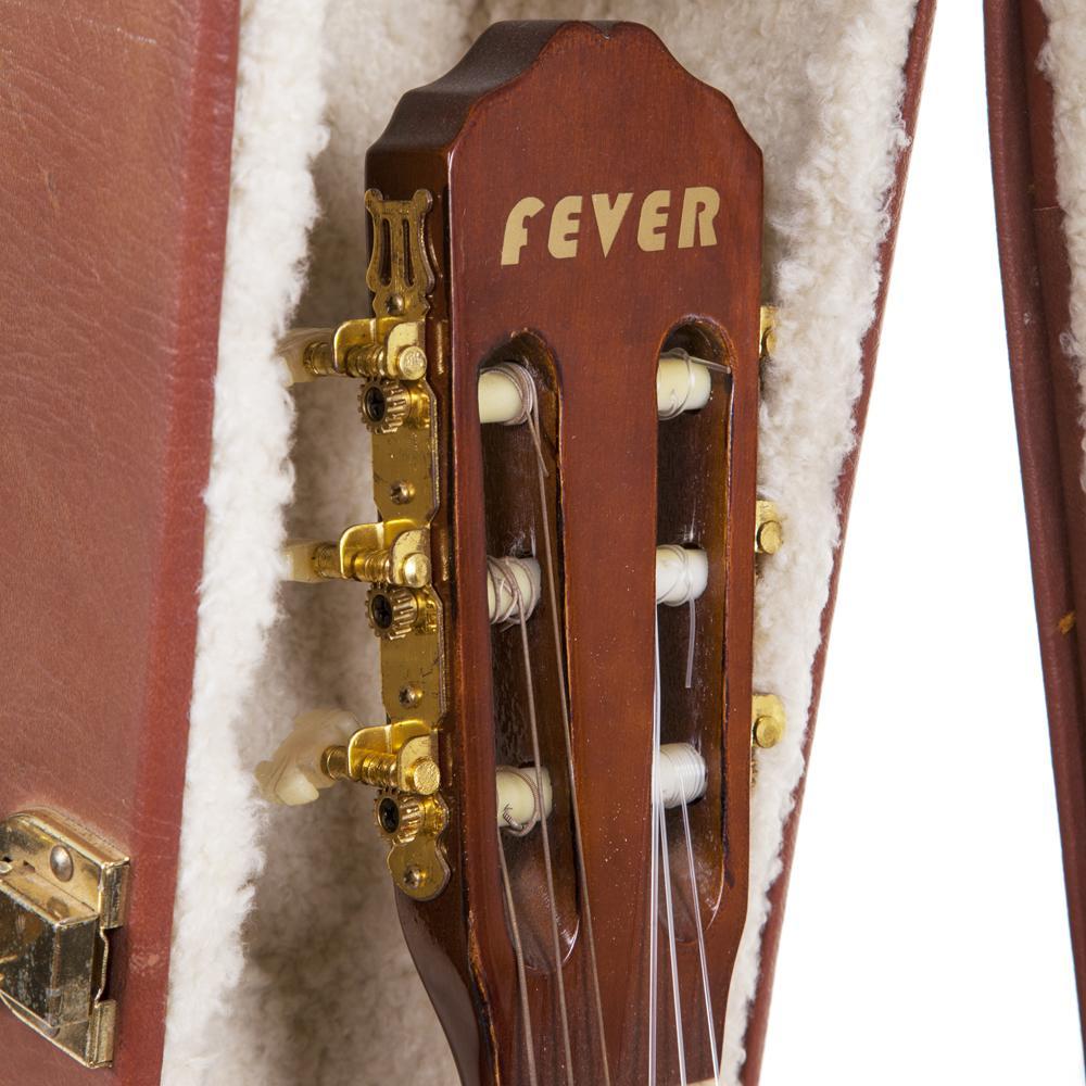 Brown Hard Case Acoustic Guitar
