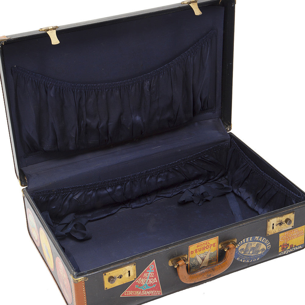 Travel Suitcase with Stickers