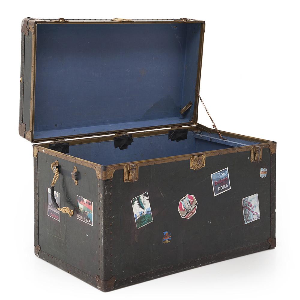 Black Travel Trunk