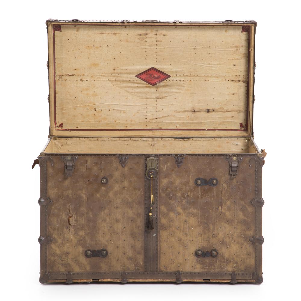 Brown Rustic Vintage Tall Trunk