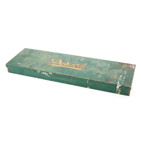 Vintage Green Metal Tool Box