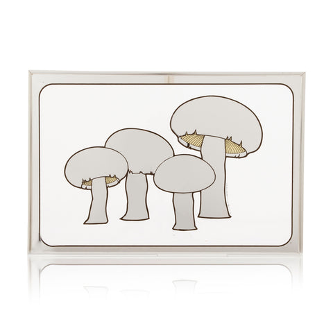 Mushroom Framed Mirror Art