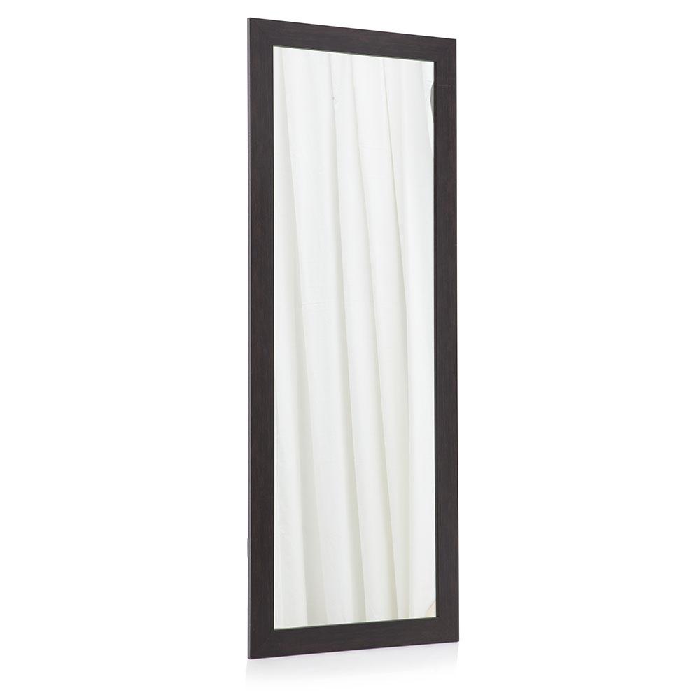 Wood Dark Floor Mirror
