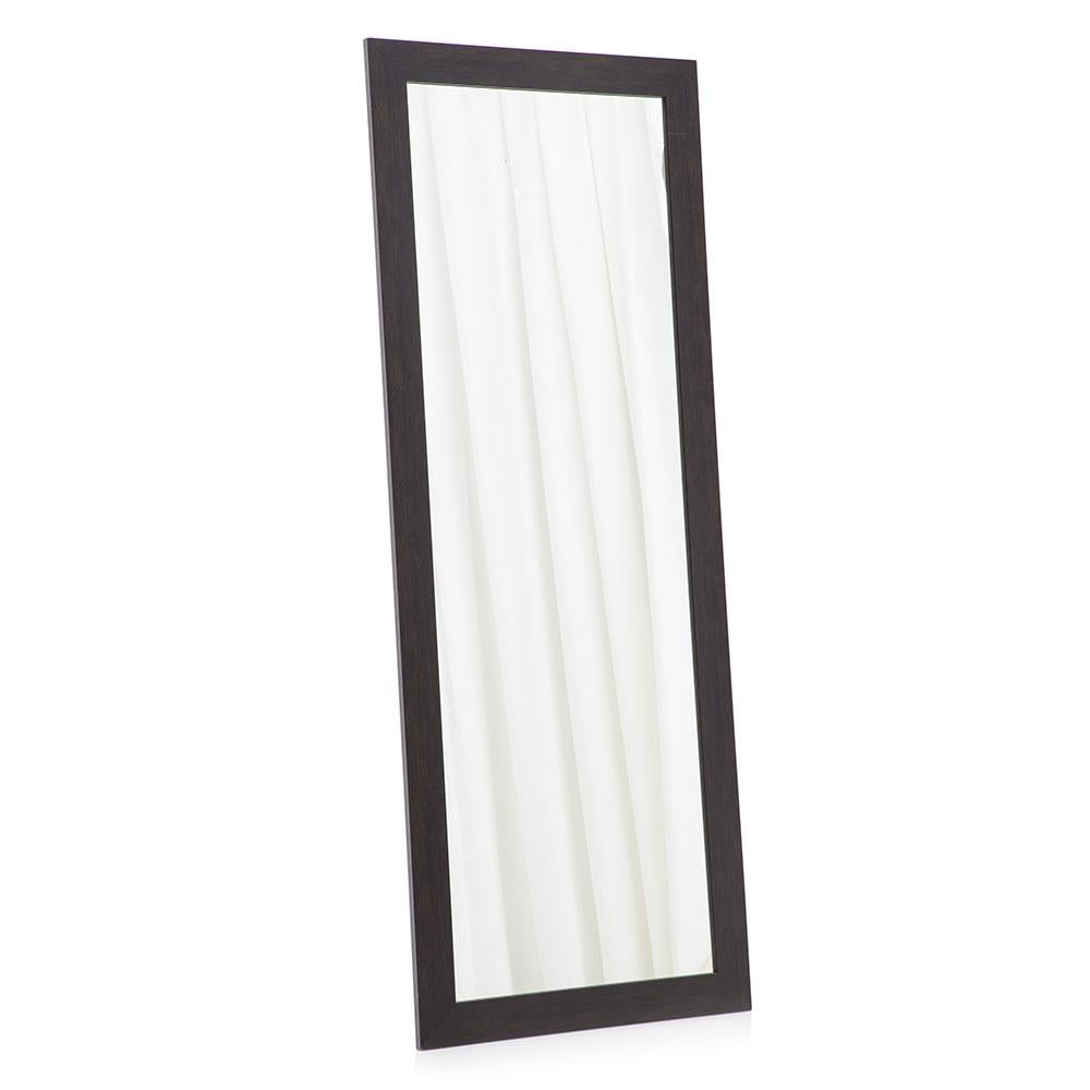 Wood Dark Floor Mirror