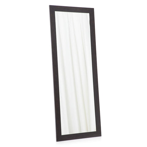 Wood Dark Floor Mirror