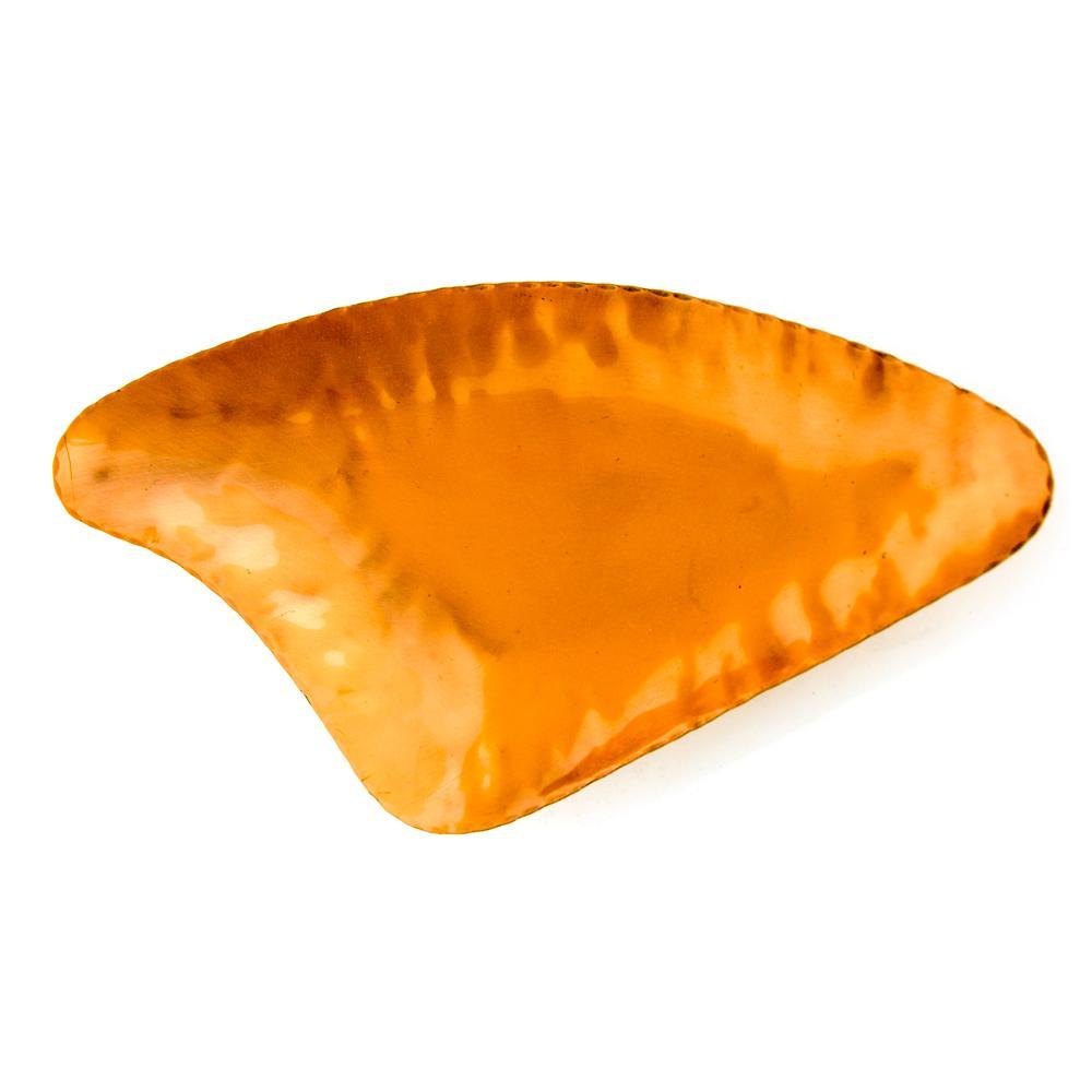 Orange Fin Triangular Ashtray