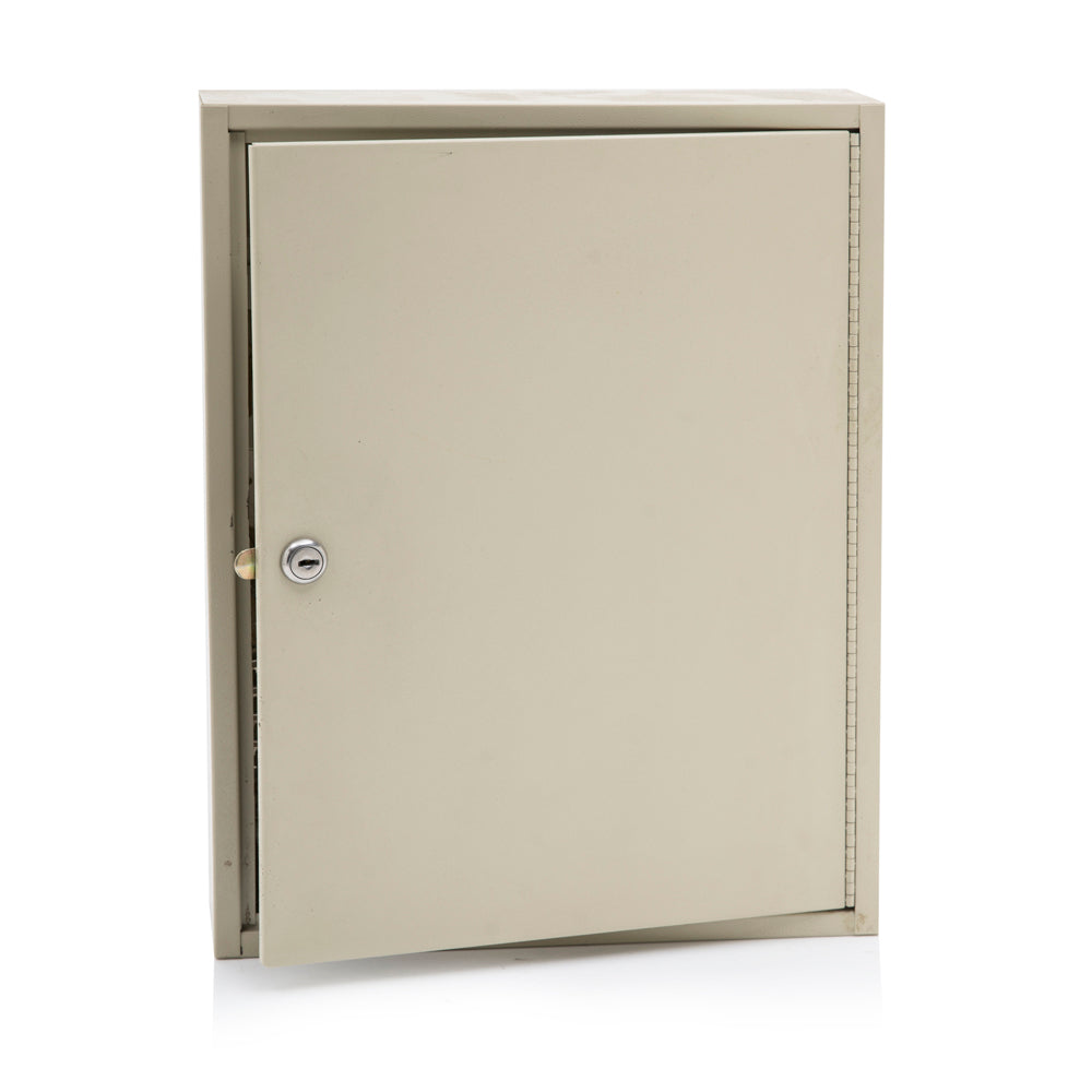 Beige Metal Key Lock Box