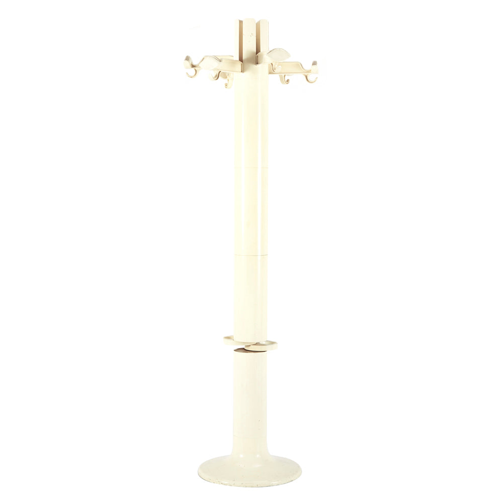 Creme Tubular Coat Rack