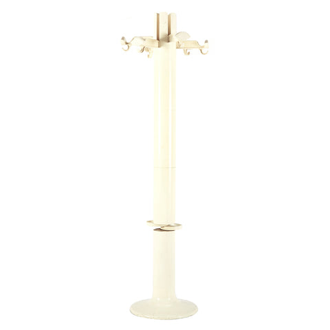 Creme Tubular Coat Rack