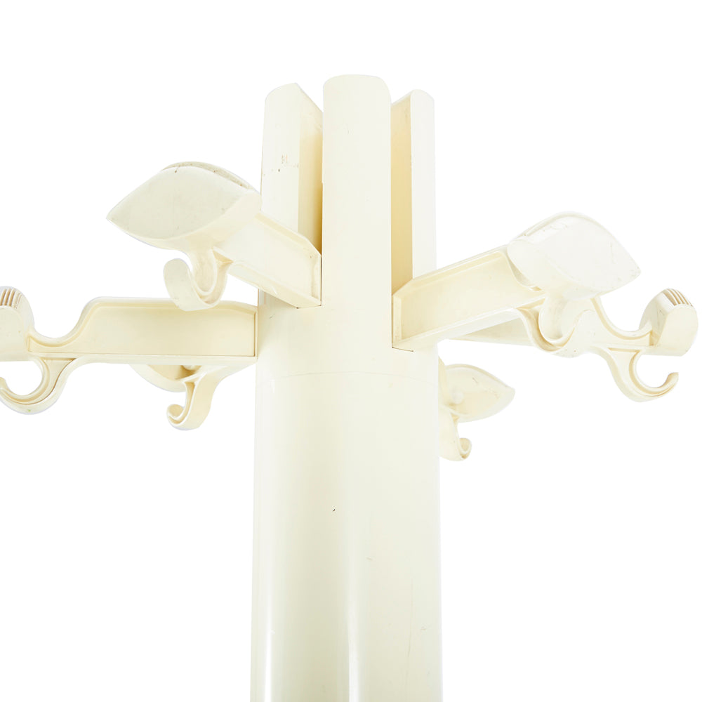 Creme Tubular Coat Rack