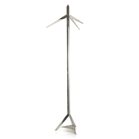 Chrome Airplane Sculptural Coat Rack