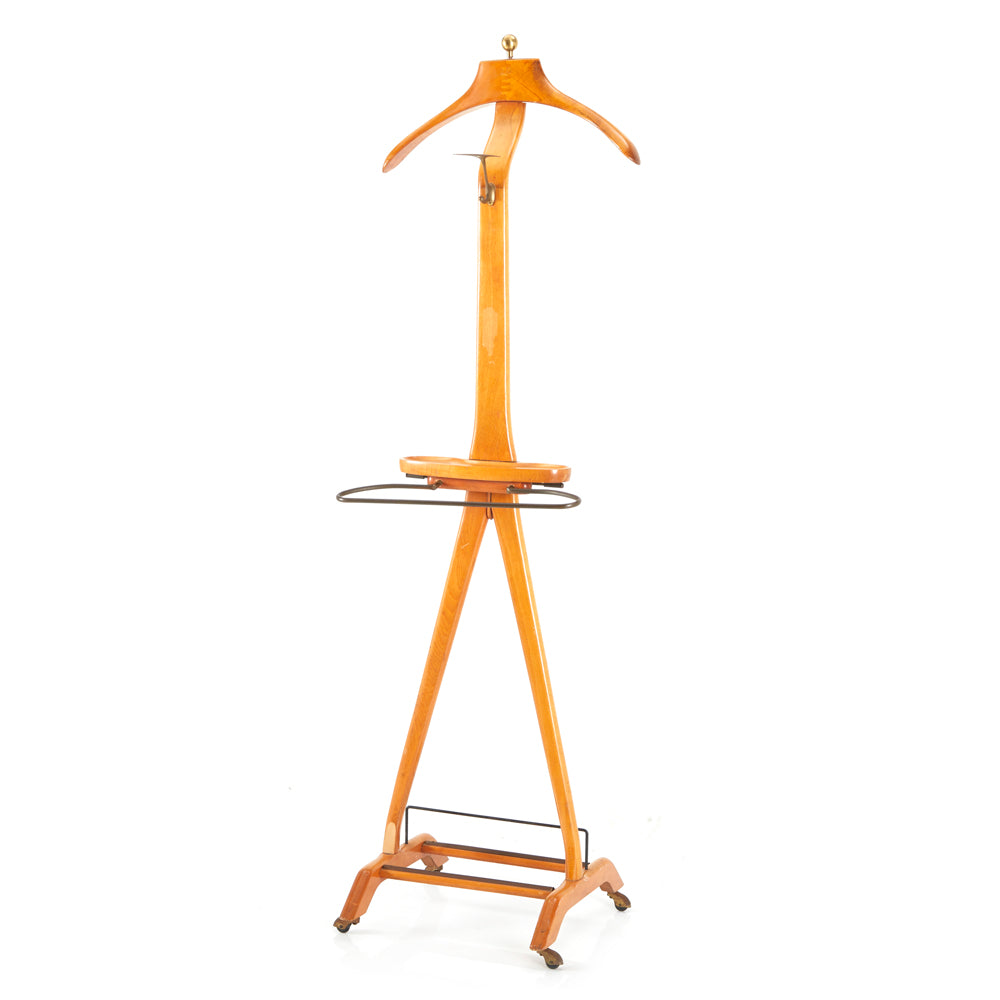 Wooden Easel Coat Rack