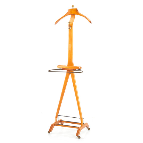 Wooden Easel Coat Rack
