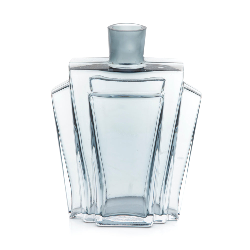 Clear Smoked Glass Perfume Bottle