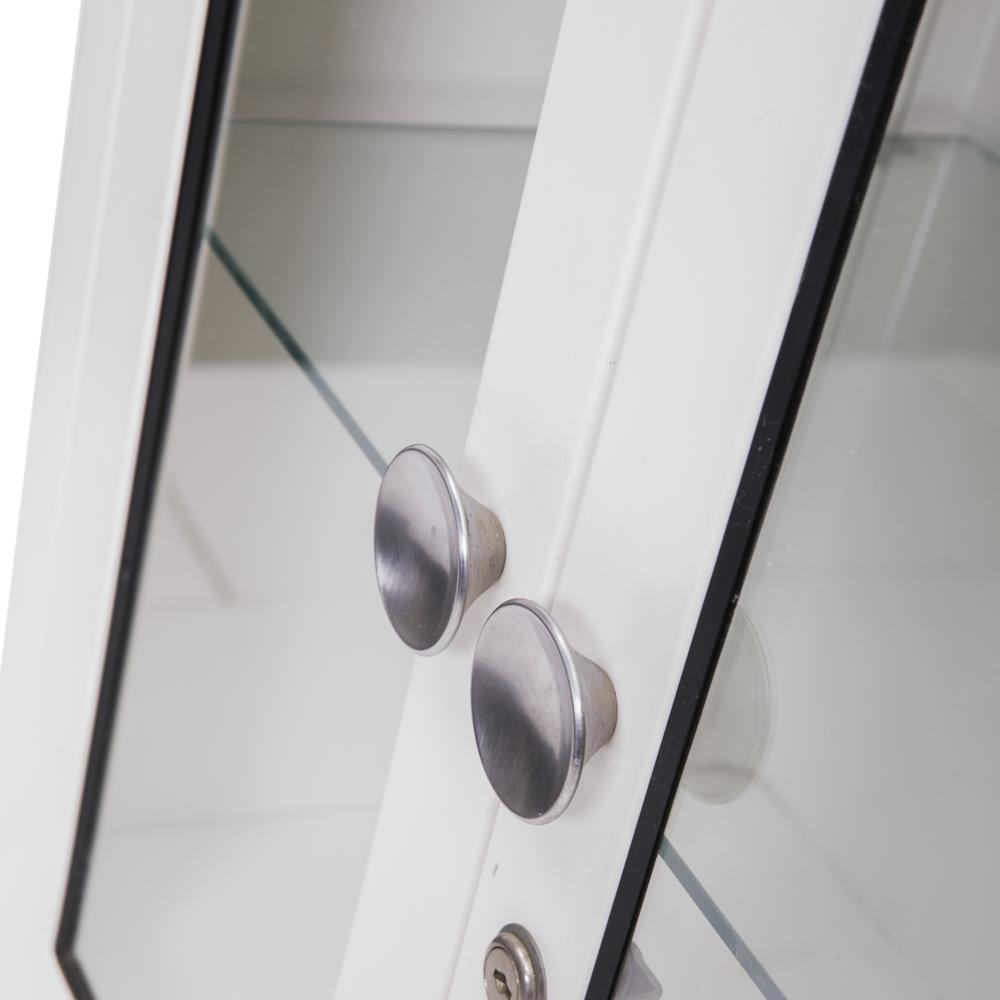 White Metal Medical Cabinet