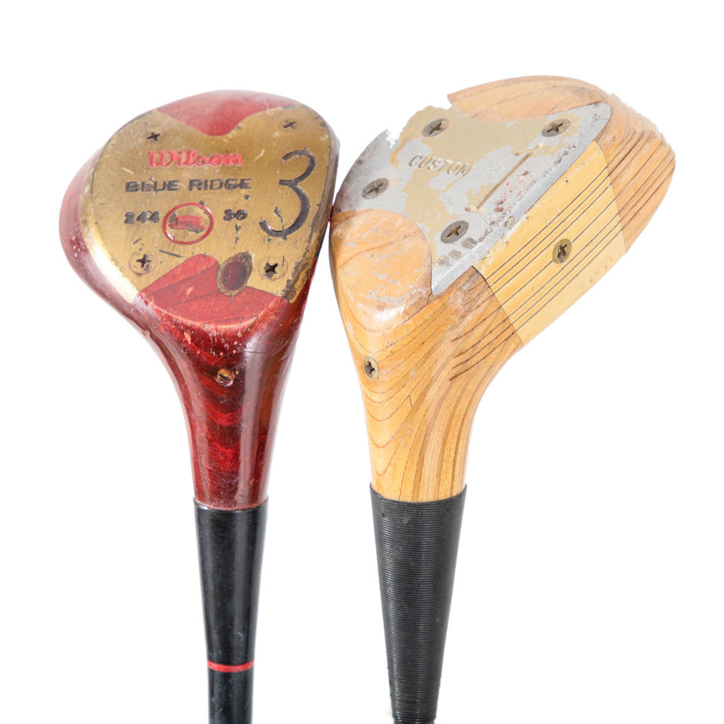 Floral Golf Bag with Clubs