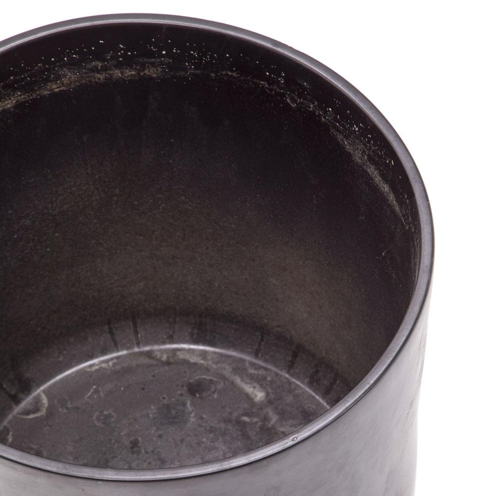 Black Cylinder Planter