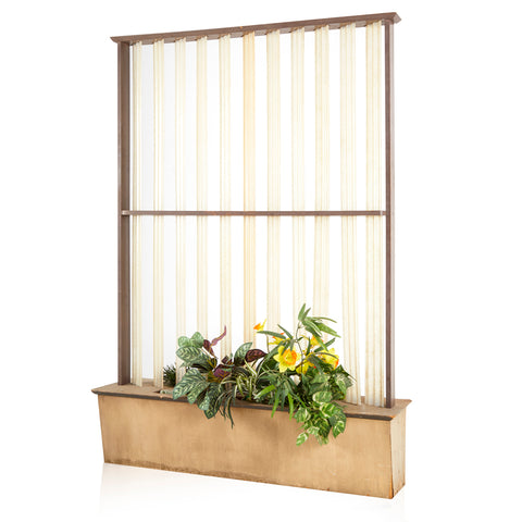 Fiberglass Panel Divider Screen Planter