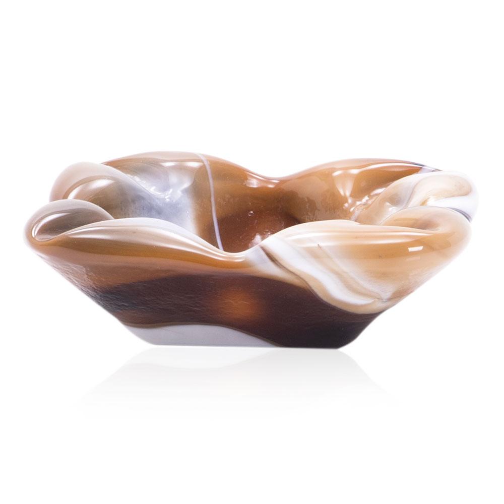 Brown & White Ashtray