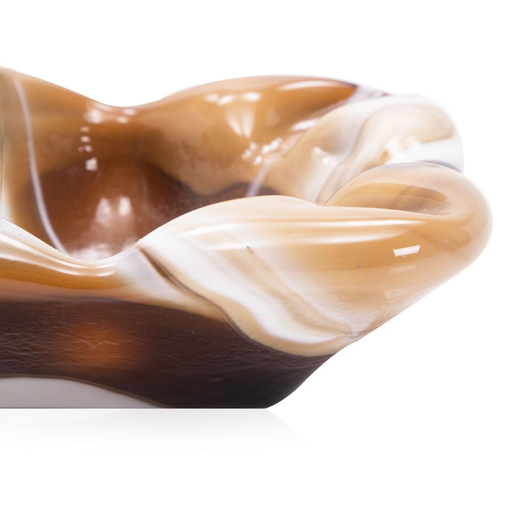 Brown & White Ashtray