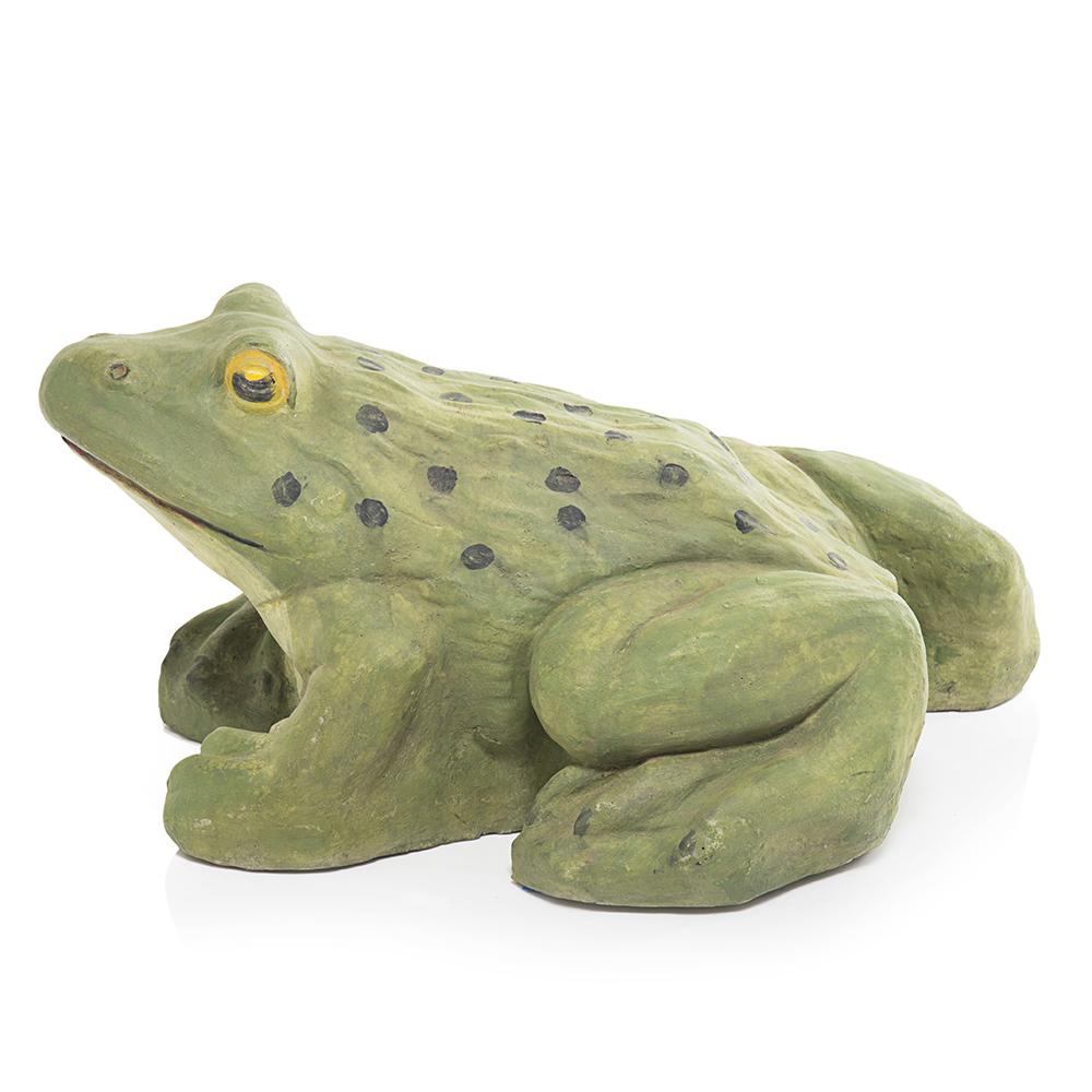 Green Ceramic Garden Toad
