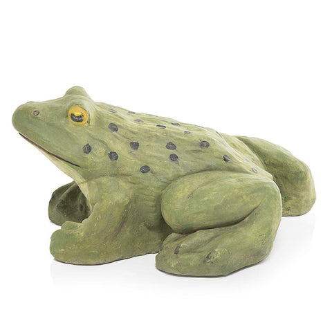Green Ceramic Garden Toad