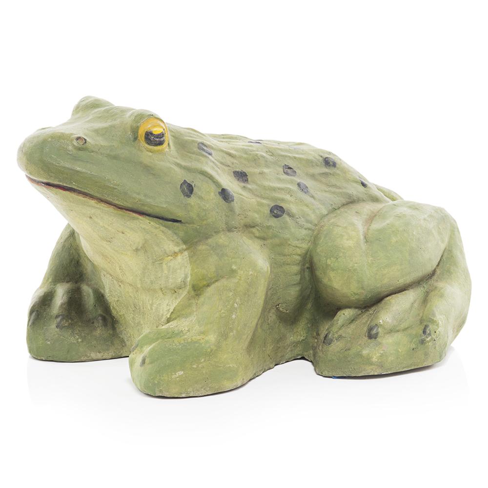 Green Ceramic Garden Toad
