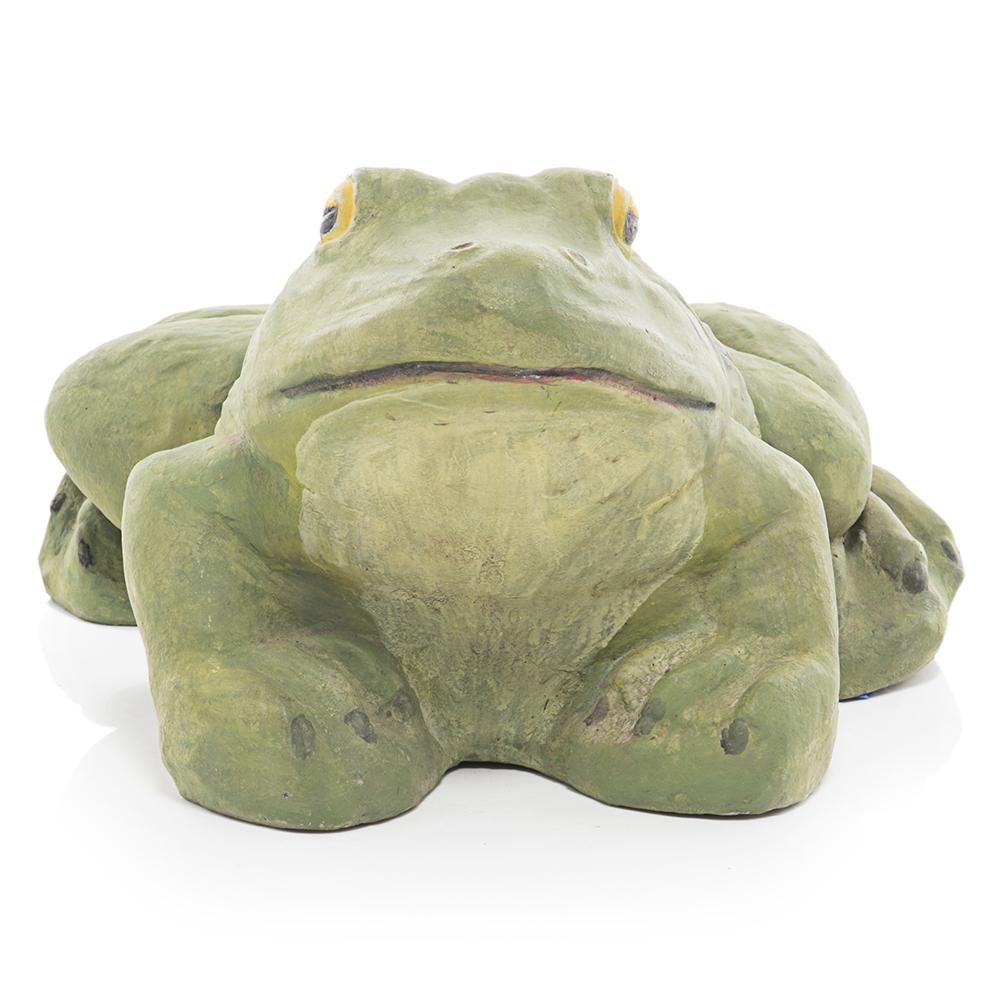Green Ceramic Garden Toad