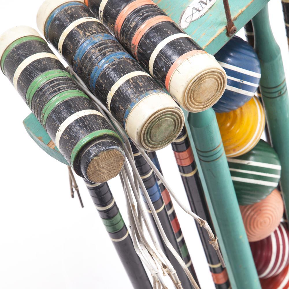 Mint Green Croquet Set