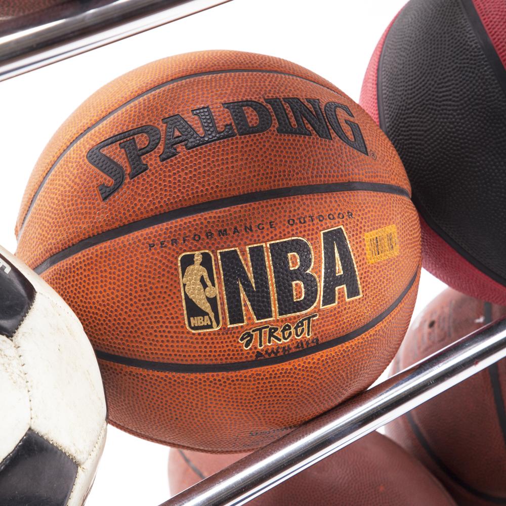 Sports Balls on Cart