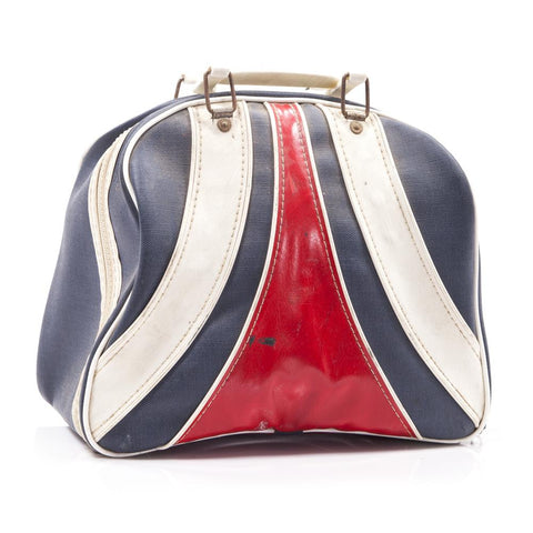 Blue Bowling Bag with Red Ball