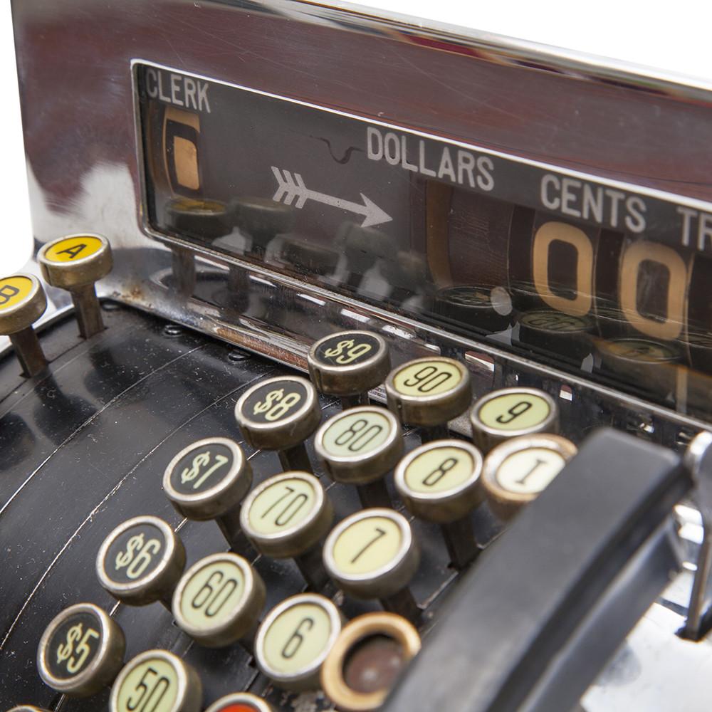 Chrome Antique Cash Register