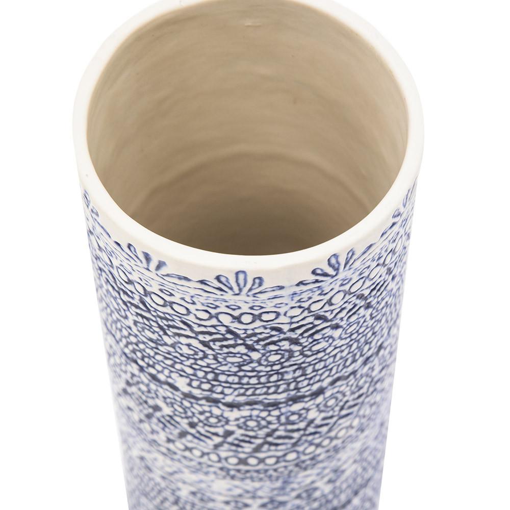 Blue Ceramic Indigo Vase (A+D)