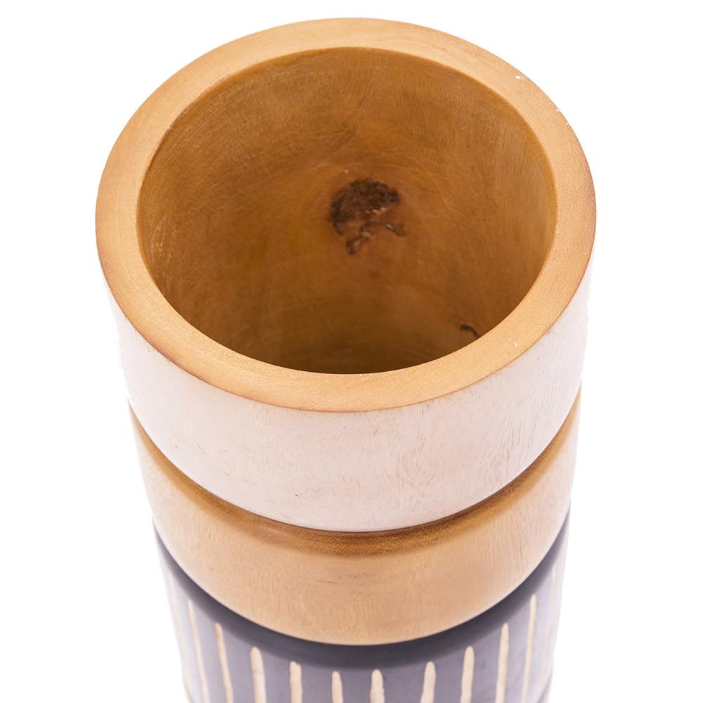 Purple Terracotta Patterned Vase (A+D)