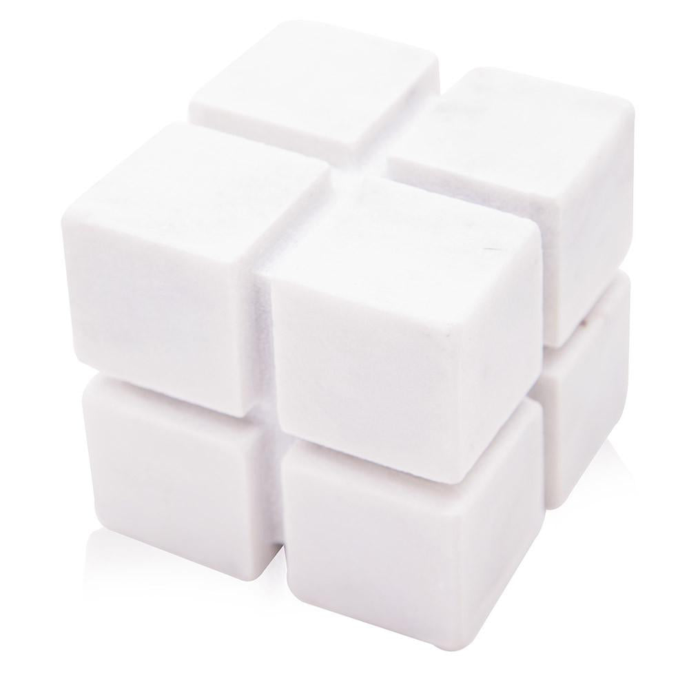White Marble Rubik's Cube (A+D)
