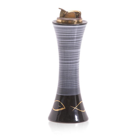 Grey Tall Fish Table Lighter