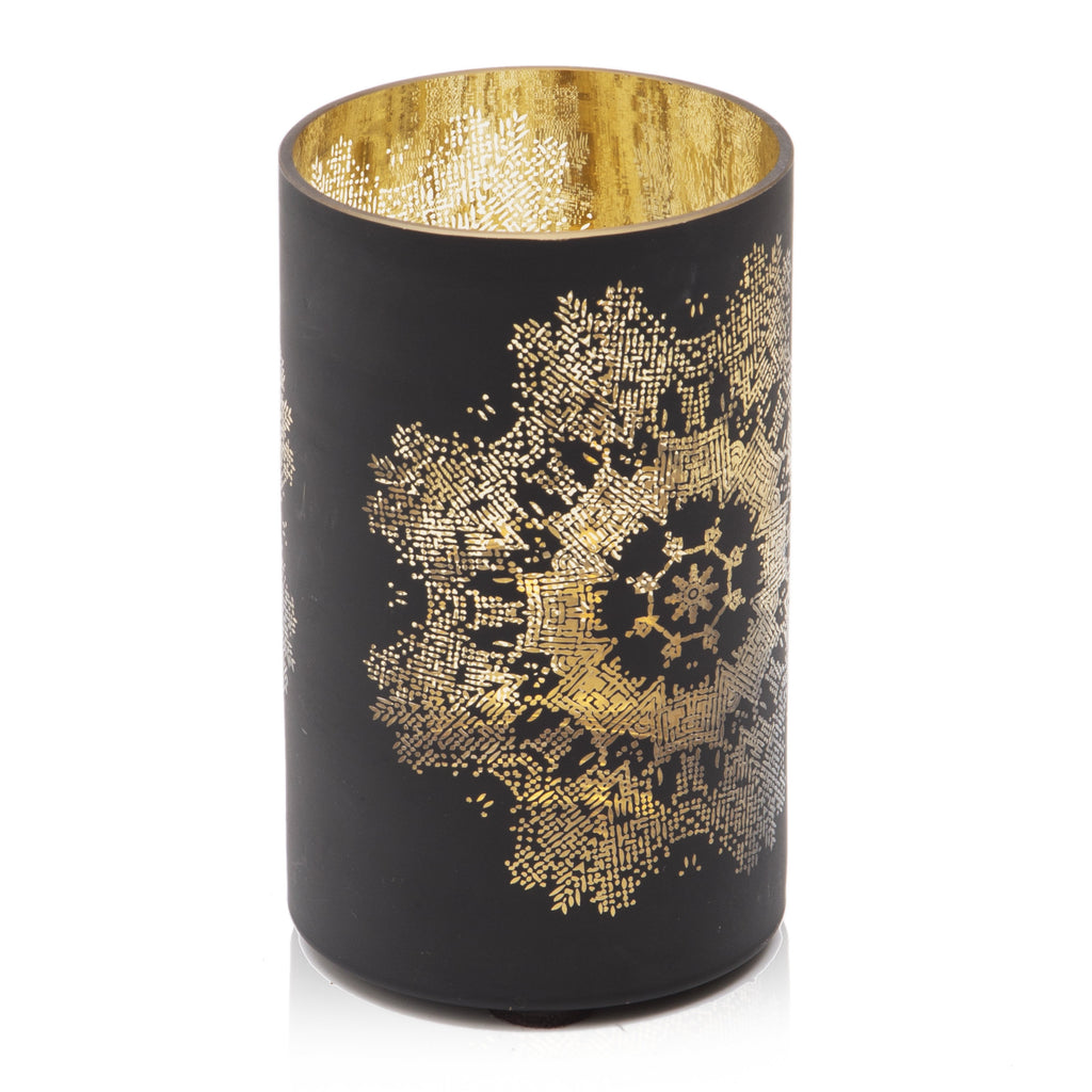 Black & Gold Medallion Lamp