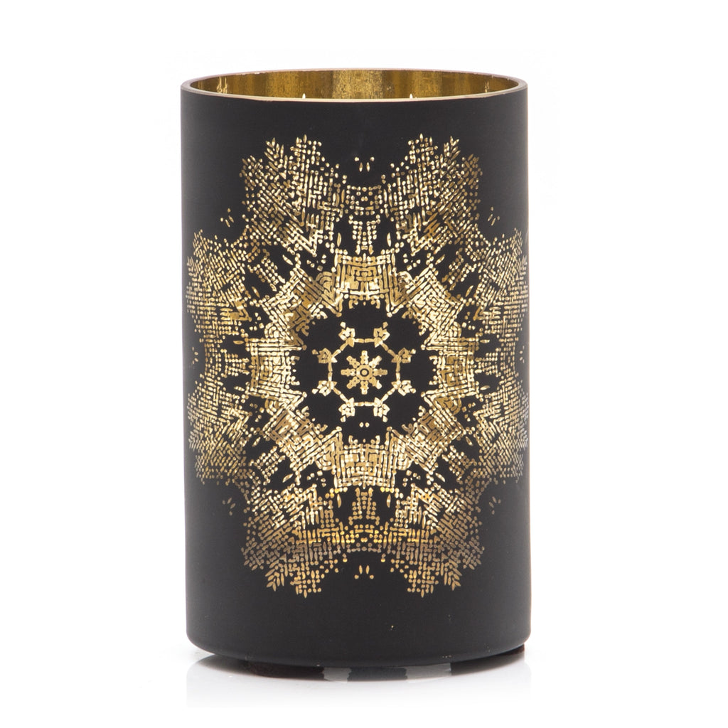 Black & Gold Medallion Lamp