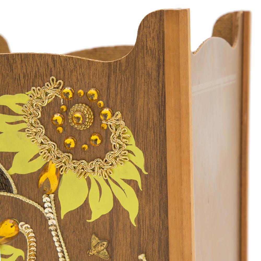 Sunflower Waste Basket